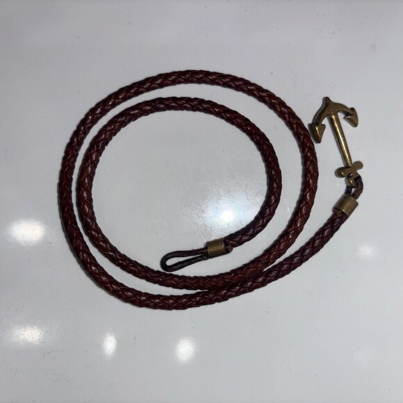 Kiel James Patrick Ocean Aged Whiskey Leather Bracelet - Picture 3 of 6